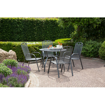 Artikelbild 3 für greemotion Gartentisch Toulouse grau rund 100,0 x 100,0 x 74,0 cm, Artikelnummer 731154