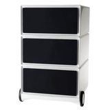 Artikelbild 1 für PAPERFLOW easyBox Rollcontainer weiß, schwarz 3 Auszüge 39,0 x 43,6 x 64,2 cm, Artikelnummer 170718