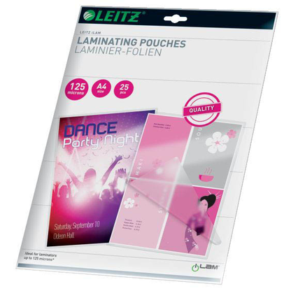 Artikelbild 5 für LEITZ Laminierfolien glänzend für A4 125 micron, 25 St., Artikelnummer 394611
