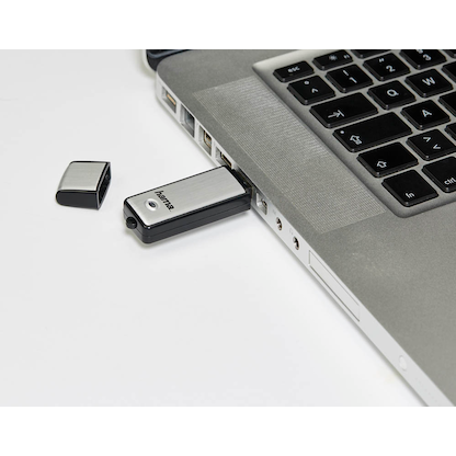 Artikelbild 2 für hama USB-Stick Fancy silber, schwarz 16 GB, 1 St., Artikelnummer 814347