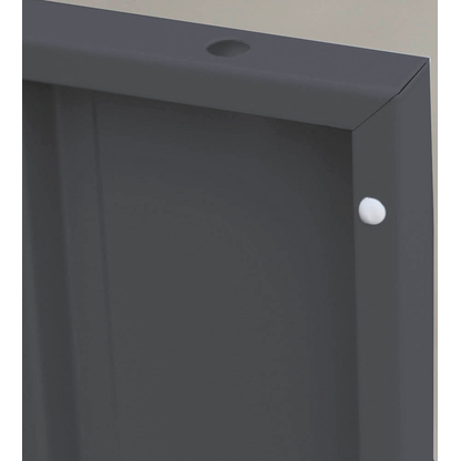 Artikelbild 3 für LÜLLMANN Schließfachschrank anthrazit, lichtgrau 523518, 5 Schließfächer 41,5 x 50,0 x 180,0 cm, Artikelnummer 831490