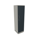 Artikelbild 1 für fm Aktenschrank Sidney, 4260429763689 weiß, lavagrau 3 Fachböden 40,0 x 44,2 x 151,7 cm, Artikelnummer 410591