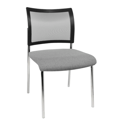 Artikelbild 3 für Topstar Besucherstühle Visit 10 Net NV290 G230 grau, schwarz Stoff, 2 St., Artikelnummer 618160