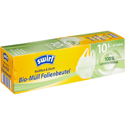 Artikelbild für swirl® Biomüllbeutel 2093954006 10,0 l grün, 10 St., Artikelnummer 655535