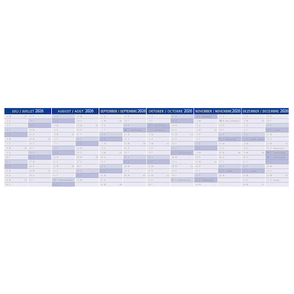Artikelbild 4 für Tischquerkalender Standard 2026, 3 St., Artikelnummer 550396