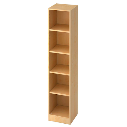 Artikelbild für HAMMERBACHER Aktenregal 6040 ahorn 40,6 x 40,0 x 200,4 cm, 1 St., Artikelnummer 858896