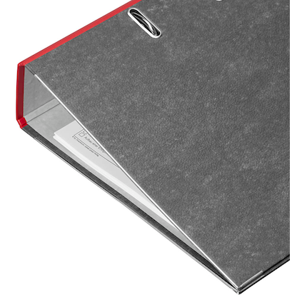 Artikelbild 4 für LEITZ 1080 Ordner rot marmoriert Karton 8,0 cm DIN A4, 1 St., Artikelnummer 652388