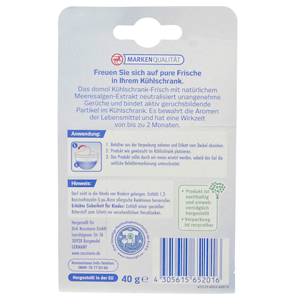 Artikelbild 6 für domol Kühlschrank-Frische frisch 40,0 g, 1 St., Artikelnummer 537987