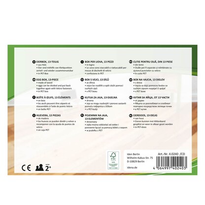 Artikelbild 3 für Idena Kaufladen Eierbox mehrfarbig, Artikelnummer 193296