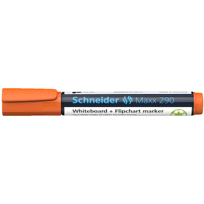Artikelbild 3 für Schneider Maxx 290 Whiteboard- und Flipchart-Marker orange 2,0 - 3,0 mm, 1 St., Artikelnummer 752059