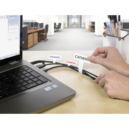 Artikelbild 12 für AVERY Zweckform Kabelbeschriftungs-Etiketten L7950-20 weiß 60,0 x 40,0 mm, 20 Blatt, Artikelnummer 640854