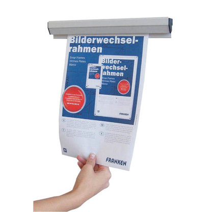 Artikelbild 2 für FRANKEN Klemmleiste 100,0 cm grau selbstklebend, Wandmontage, 1 St., Artikelnummer 196772