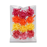 Artikelbild 1 für PRÄSENT Geschenk-Schleifen AMERIKA satiniert rot/gelb/orange/pink 10,0 mm x 0,95 m, Artikelnummer 299244