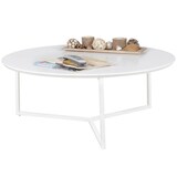 Artikelbild 1 für WOHNLING Couchtisch rund MDF-Platte weiß 80,0 x 80,0 x 33,0 cm, 1 St., Artikelnummer 906212