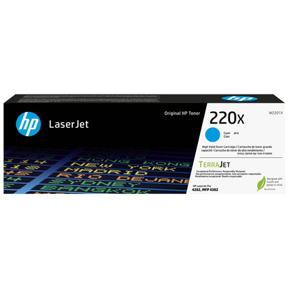 Artikelbild 2 für HP 220X (W2201X) cyan Tonerkartusche, Artikelnummer 932703