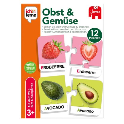 Artikelbild 3 für Jumbo Ich Lerne Obst & Gemüse Lernspiel, 1 St., Artikelnummer 120158