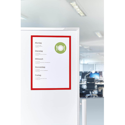 Artikelbild 3 für magnetoplan Magnetrahmen rot A4, 5 St., Artikelnummer 606547