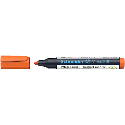 Artikelbild 4 für Schneider Maxx 290 Whiteboard- und Flipchart-Marker orange 2,0 - 3,0 mm, 1 St., Artikelnummer 752059