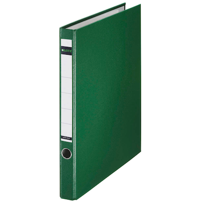 Artikelbild für LEITZ 1014 Ringbuch 2-Ringe grün 3,5 cm DIN A4, 1 St., Artikelnummer 107011