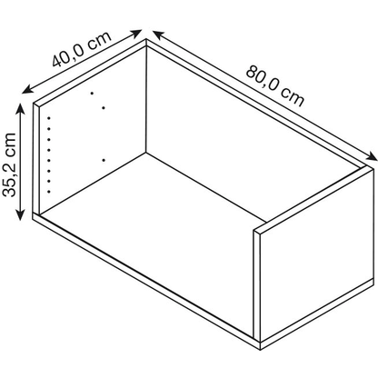 Artikelbild 3 für HAMMERBACHER Aktenregal-Element FlexWall grafit 80,0 x 40,0 x 35,2 cm, 1 St., Artikelnummer 949523