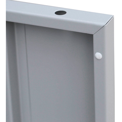 Artikelbild 3 für LÜLLMANN Schließfachschrank lichtgrau 523330, 9 Schließfächer 118,5 x 50,0 x 180,0 cm, Artikelnummer 831425