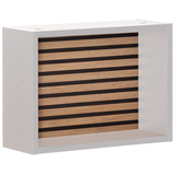 Artikelbild 1 für MÖBELPARTNER Wandregal Ekko weiß, Akustikoptik 40,2 x 15,7 x 30,2 cm, 1 St., Artikelnummer 323628