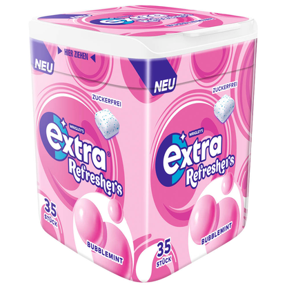 Artikelbild für extra® Refreshers BUBBLEMINT Kaugummis 35 Dragees, Artikelnummer 473169
