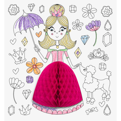 Artikelbild 4 für HEYDA 3D Prinzessin Malset farbsortiert, 1 St., Artikelnummer 689659