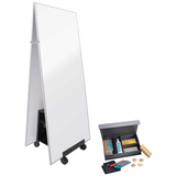 Artikelbild 1 für SIGEL Whiteboard-Set mit Ständer Tent-use Meet up 90,0 x 180,0 cm weiß/schwarz/silber Aluminium, Artikelnummer 753758