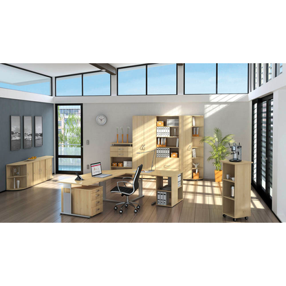 Artikelbild 4 für geramöbel Aktenregal ahorn 40,0 x 40,0 x 110,4 cm, 1 St., Artikelnummer 343554