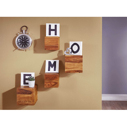 Artikelbild 6 für WOHNLING Wandregal braun 25,0 x 25,0 x 25,0 cm, 1 St., Artikelnummer 540163