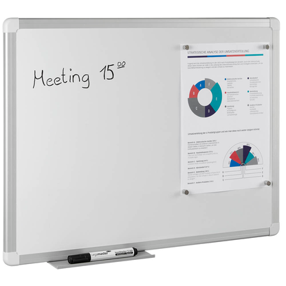 Artikelbild 3 für Whiteboard 60,0 x 45,0 cm weiß lackierter Stahl, Artikelnummer 102329