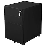 Artikelbild 1 für SONGMICS Rollcontainer schwarz 3 Auszüge 39,0 x 52,0 x 60,0 cm, Artikelnummer 262099