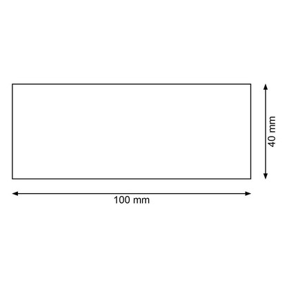 Artikelbild 2 für EICHNER Magnetschilder weiß 4,0 x 10,0 cm, 300 St., Artikelnummer 702649