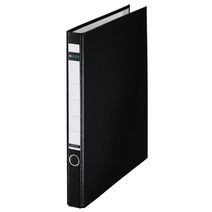 Artikelbild für LEITZ 1014 Ringbuch 2-Ringe schwarz 3,5 cm DIN A4, 1 St., Artikelnummer 107300