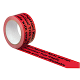 Artikelbild 1 für SUPRA Warnklebeband Bruchgefahr! Nicht werfen! rot/schwarz 50,0 mm x 66,0 m 1 Rolle, Artikelnummer 660787