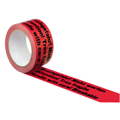 Artikelbild für SUPRA Warnklebeband Bruchgefahr! Nicht werfen! rot/schwarz 50,0 mm x 66,0 m 1 Rolle, Artikelnummer 660787