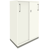 Artikelbild 1 für fm Schiebetürenschrank Oldenburg, 4260672331109 weiß 2 Fachböden 80,0 cm 113,3 cm, Artikelnummer 565554