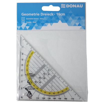 Artikelbild für DONAU Geometrie-Dreieck 16,0 cm, Artikelnummer 687414