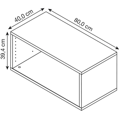 Artikelbild 3 für HAMMERBACHER Aktenregal FlexWall grafit 80,0 x 40,0 x 39,4 cm, 1 St., Artikelnummer 949663