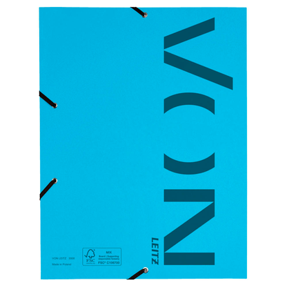 Artikelbild 6 für VON LEITZ Eckspanner DIN A4 hellblau, 1 St., Artikelnummer 669877