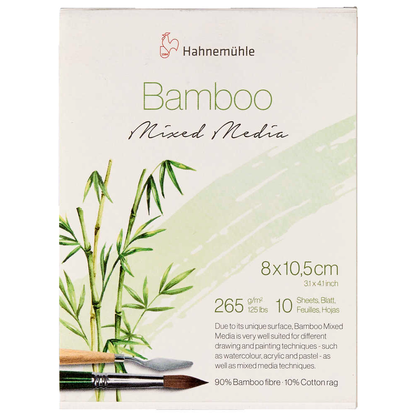 Artikelbild 4 für HAHNEMÜHLE Aquarellblock Bamboo 10,5 x 8,0 cm 265 g/qm, 10 Blatt, 1 Block, Artikelnummer 708626