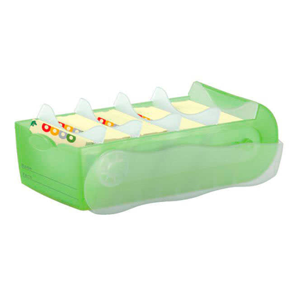 Artikelbild 3 für HAN Croco Karteikasten DIN A8 für 500 Karteikarten grün mit Deckel, Artikelnummer 576751