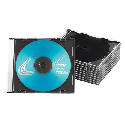 Artikelbild für MediaRange 1er CD-/DVD-Hüllen Slim Cases transparent, 10 St., Artikelnummer 415620