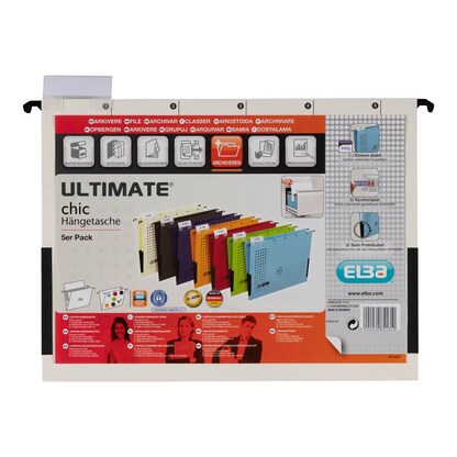 Artikelbild 4 für ELBA Hängetaschen chic ULTIMATE chamois, 5 St., Artikelnummer 602185