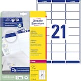 Artikelbild 1 für AVERY Zweckform Adressetiketten L7160-40 weiß 63,5 x 38,1 mm, 40 Blatt, Artikelnummer 479493