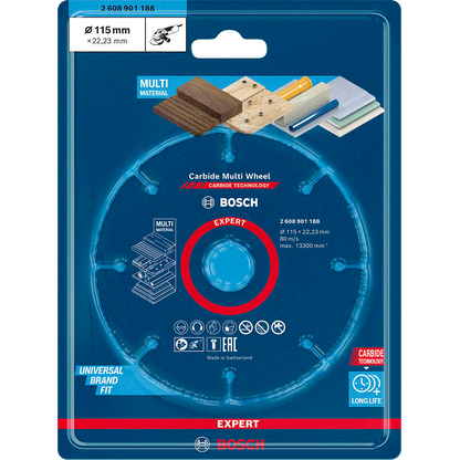 Artikelbild 2 für BOSCH Trennscheibe EXPERT Carbide Multi Wheel, 1 St., Artikelnummer 795726