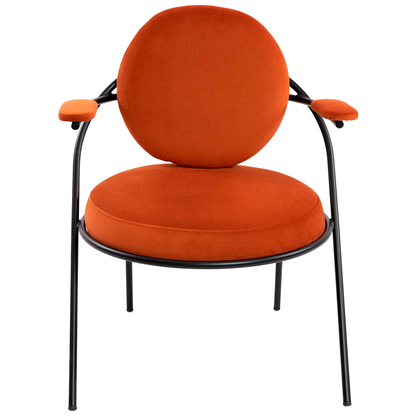 Artikelbild 2 für meet powered by PAPERFLOW Sessel SATURNE rost schwarz Stoff 70,0 x 73,0 x 88,0 cm, 1 St., Artikelnummer 231759
