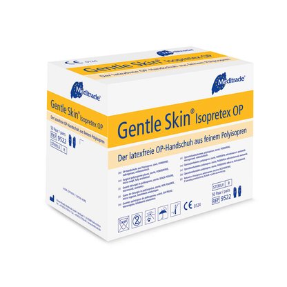 Artikelbild 2 für Meditrade® unisex OP-Handschuhe Gentle Skin® Isopretex® beige Größe 5,5, 50 Paar, Artikelnummer 568179