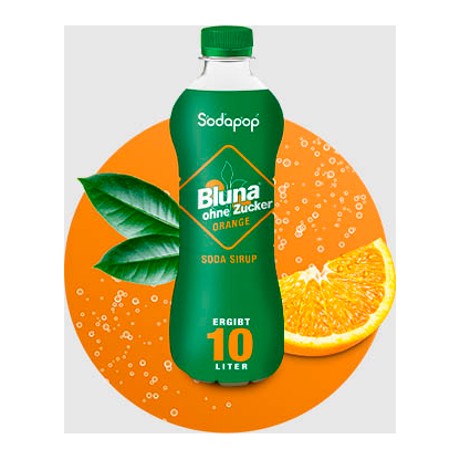 Artikelbild 4 für Sodapop BLUNA ohne Zucker Sirup 0,5 l, Artikelnummer 627439